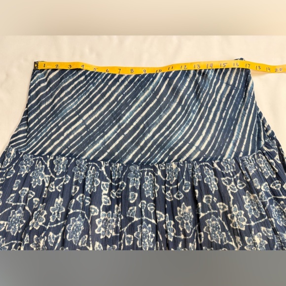 Chaps Blue Floral Maxi Skirt - Picture 14 of 15